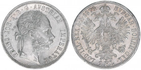 Franz Joseph I. 1848-1916
1 Gulden, 1879. Wien
12,34g
ANK 31
vz