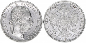 Franz Joseph I. 1848-1916
1 Gulden, 1881. Wien
12,31g
ANK 31
vz