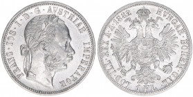 Franz Joseph I. 1848-1916
1 Gulden, 1882. Wien
12,25g
ANK 31
vz+