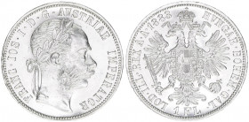 Franz Joseph I. 1848-1916
1 Gulden, 1883. Wien
12,34g
ANK 31
vz/stfr