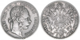 Franz Joseph I. 1848-1916
1 Gulden, 1885. Wien
12,27g
ANK 31
ss