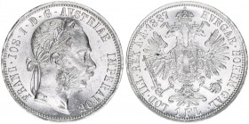 Franz Joseph I. 1848-1916
1 Gulden, 1887. Wien
12,35g
ANK 31
vz+