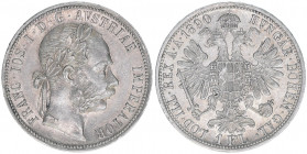 Franz Joseph I. 1848-1916
1 Gulden, 1890. Wien
12,35g
ANK 31
vz+