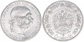 Franz Joseph I. 1848-1916
5 Kronen, 1907. Wien
23,90g
ANK 71
ss