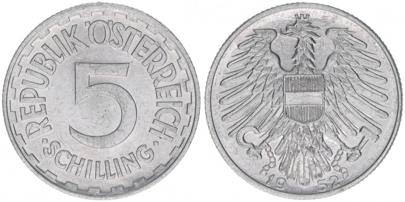 Verkehrsmünze
5 Schilling, 1952. Wien
3,98g
ANK 35
vz-