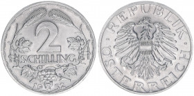 Verkehrsmünze
2 Schilling, 1952. Wien
2,82g
ANK 33
vz/stfr