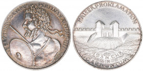 Moderne Medaillen
Silbermedaille, ohne Jahr. Kaiserproklamation 193 AC Pertinax Carnuntum
Wien
13,00g
vz
