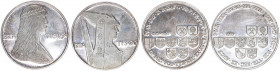 Moderne Medaillen - Brixlegger Ausbeute
Set mit 2 Silbermedaillen, ohne Jahr. Kaiser Maximilkian I. - Maria von Burgund
35,34g
stfr