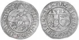 Leonhard von Keutschach 1495-1519
Erzbistum Salzburg. Batzen, 1512. vgl Hess/Rauch 2010, 31 ss EUR 50,00+Z
Salzburg
3,07g
Zöttl 65, Probszt 105
vz