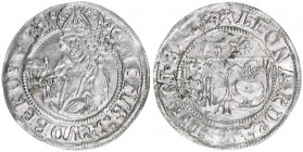 Leonhard von Keutschach 1495-1519
Erzbistum Salzburg. Batzen, 1514. Salzburg
3,19g
Zöttl 67, Probszt 107
ss+