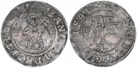 Leonhard von Keutschach 1495-1519
Erzbistum Salzburg. Batzen, 1517. Salzburg
2,92g
Zöttl 70, Probszt 112
ss