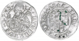 Matthäus Lang von Wellenburg 1519-1540
Erzbistum Salzburg. 1/2 Batzen, 1532. Salzburg
1,69g
Zöttl 281, Probszt 270
ss