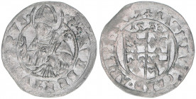 Matthäus Lang von Wellenburg 1519-1540
Erzbistum Salzburg. 1/2 Batzen, 1533. Salzburg
1,76g
Zöttl 282, Probszt 271
vz