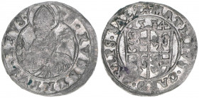 Matthäus Lang von Wellenburg 1519-1540
Erzbistum Salzburg. 1/2 Batzen, 1534. Salzburg
1,84g
Zöttl 283, Probszt 172
vz