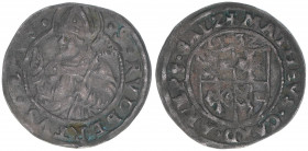 Matthäus Lang von Wellenburg 1519-1540
Erzbistum Salzburg. 1/2 Batzen, 1532. Salzburg
1,77g
Zöttl 281, Probszt 170
vz-