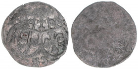 Matthäus Lang von Wellenburg 1519-1540
Erzbistum Salzburg. 2 Pfennige, 15(35). Salzburg
0,41g
Zöttl 306, Probszt 292
ss