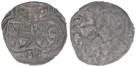 Matthäus Lang von Wellenburg 1519-1540
Erzbistum Salzburg. 2 Pfennige, (15)39. Salzburg
0,42g
Zöttl 310, Probszt 297
ss