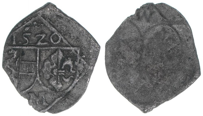 Matthäus Lang von Wellenburg 1519-1540
Erzbistum Salzburg. Pfennig, 1520. Salzbu...