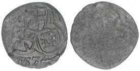 Johann Jakob Khuen von Belasi 1560-1586
Erzbistum Salzburg. Zweier, 1574. Salzburg
0,47g
Zöttl 734, Probszt 640
ss+