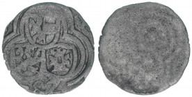 Johann Jakob Khuen von Belasi 1560-1586
Erzbistum Salzburg. 2 Pfennige, (15)82. Salzburg
0,52g
Zöttl 744, Probszt 649
ss