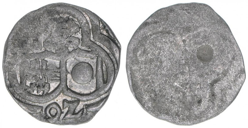 Johann Jakob Khuen von Belasi 1560-1586
Erzbistum Salzburg. 2 Pfennige, (15)92. ...