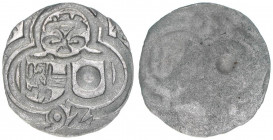 Wolf Dietrich von Raitenau 1587-1612
Erzbistum Salzburg. 2 Pfennige, (15)92. Salzburg
0,47g
Zöttl 1020, Probszt 861
vz/stfr