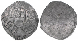 Wolf Dietrich von Raitenau 1587-1612
Erzbistum Salzburg. 2 Pfennige, (1)606. Salzburg
0,54g
Zöttl 1032, Probszt 874
vz