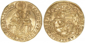 Paris Graf Lodron 1619-1653
Erzbistum Salzburg. Dukat, 1633. Salzburg
3,46g
Zöttl 1348, Probszt 1111
vz