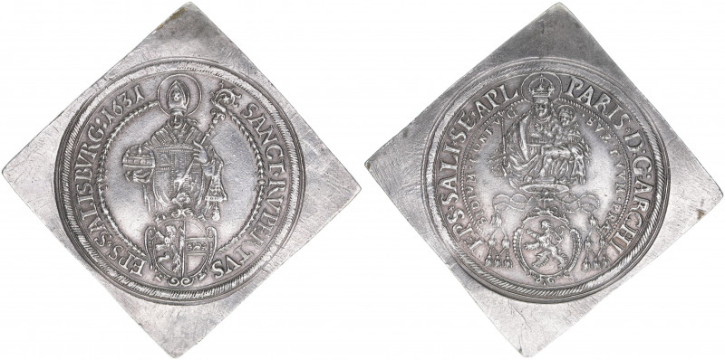 Paris Graf Lodron 1619-1653
Erzbistum Salzburg. Talerklippe, 1631. Salzburg
28,3...