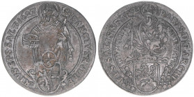 Paris Graf Lodron 1619-1653
Erzbistum Salzburg. 1/6 Taler, 1627. Salzburg
4,66g
Zöttl 1572, Probszt1278
ss/vz