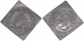Paris Graf Lodron 1619-1653
Erzbistum Salzburg. 1/9 Talerklippe, 1644. Salzburg
3,11g
Zöttl 1616, Probszt 1312, BR 2684
vz/stfr
