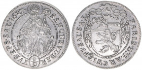 Paris Graf Lodron 1619-1653
Erzbistum Salzburg. 1/9 Taler, 1627. Salzburg
3,16g
Zöttl 1601, Probszt 1300
stfr