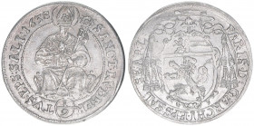 Paris Graf Lodron 1619-1653
Erzbistum Salzburg. 1/9 Taler, 1638. seltener Jahrgang
Salzburg
3,19g
Zöttl 1608, Probszt 1307
vz