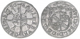 Guiodobald Graf Thun-Hohenstein 1654-1668
Erzbistum Salzburg. 1 Kreuzer, 1656. sehr selten
Salzburg
0,88g
Zöttl 1835, Probszt 1513
stfr-