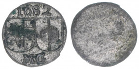 Max Gandolph Graf Kuenburg 1668-1687
Erzbistum Salzburg. Pfennig, 1682. Salzburg
0,27g
Zöttl 2082, Probszt 1738
ss