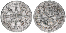 Johann Ernst Graf Thun-Hohenstein 1687-1709
Erzbistum Salzburg. Kreuzer, 1695. Salzburg
0,81g
Zöttl 2251, Probszt 1887
vz