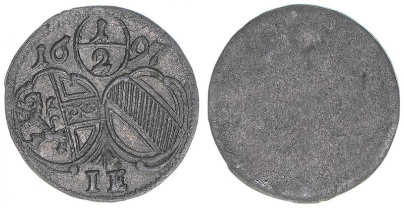 Johann Ernst Graf Thun-Hohenstein 1687-1709
Erzbistum Salzburg. 1/2 Kreuzer, 169...