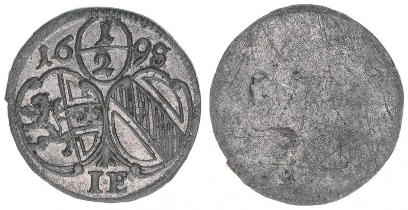 Johann Ernst Graf Thun-Hohenstein 1687-1709
Erzbistum Salzburg. 1/2 Kreuzer, 169...