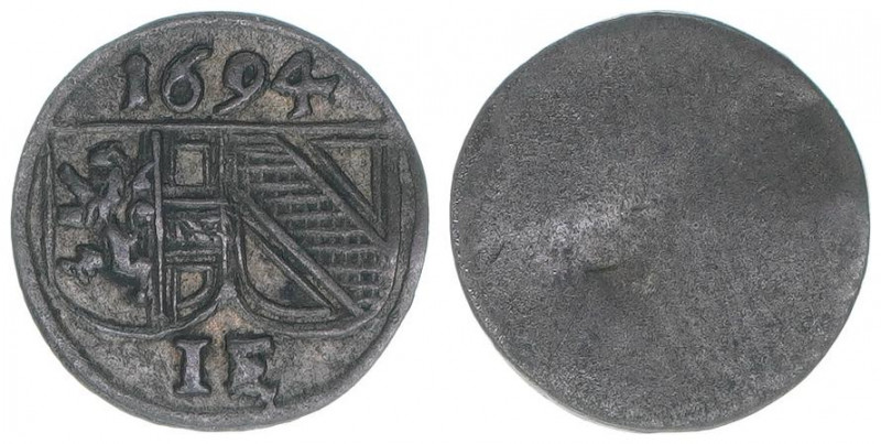 Johann Ernst Graf Thun-Hohenstein 1687-1709
Erzbistum Salzburg. Pfennig, 1694. S...