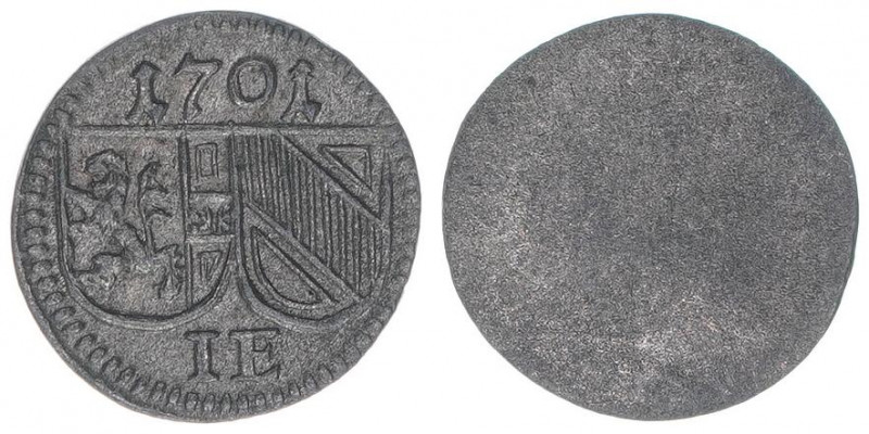 Johann Ernst Graf Thun-Hohenstein 1687-1709
Erzbistum Salzburg. Pfennig, 1701. S...