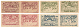 10 Heller, 20 Heller, 30 Heller, 50 Heller
Abetzberg. Kodnar, Künstner 1