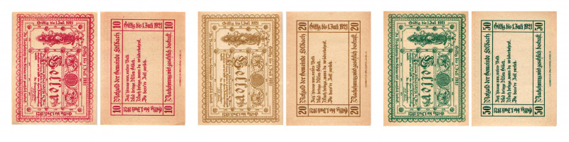10 Heller, 20 Heller, 50 Heller
Edlbach. Kodnar, Künstner 150