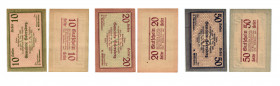 10 Heller, 20 Heller, 50 Heller
Geiersberg. Kodnar, Künstner 227