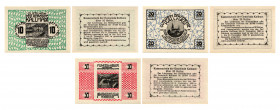10 Heller, 20 Heller, 50 Heller
Kallham. Kodnar, Künstner 422
