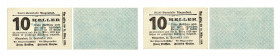 10 Heller 2 Stk.
Klagenfurt. Kodnar, Künstner 451