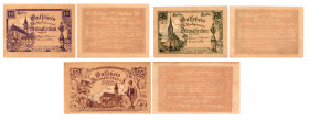 10 Heller, 20 Heller, 50 Heller
Steinakirchen am Forst. Kodnar, Künstner 1017