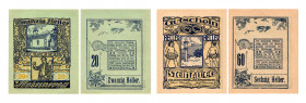 20 Heller, 60 Heller
Steinaweg. Kodnar, Künstner 1023