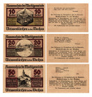 10 Heller, 20 Heller, 50 Heller
Weissenkirchen in der Wachau. Kodnar, Künstner 1158