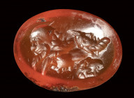A roman carnelian intaglio. Gryllos.
