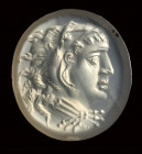 A roman chalcedony intaglio. Alexander the Great.